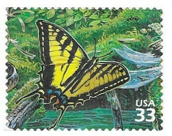 United States / 2000 | Western Tiger Swallowtail (33￠) | Postage Stamp