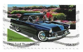 United States / 2005 | 1955 Ford Thunderbird (37￠) | Postage Stamp