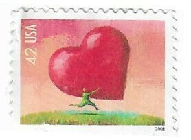 United States / 2008 | All Heart (42￠) | Postage Stamp