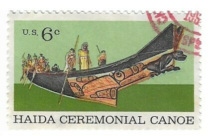 United States / 1970 | Haida Ceremonial Canoe (6￠) | Postage Stamp
