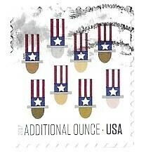 United States / 2017 | Uncle Sam&#39;s Hat (Additional Ounce) | Postage Stamp