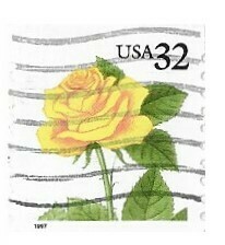 United States / 1997 | Yellow Rose (32￠) | Postage Stamp