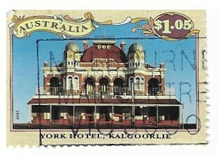 Australia / 1992 | York Hotel, Kalgoorlie ($1.05) | Postage Stamp