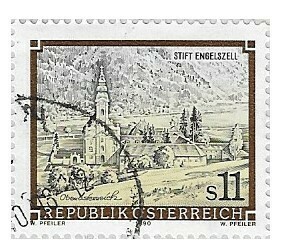 Austria / 1990 | Trappist Abbey Engelszell (11 s) | Postage Stamp