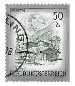 Austria / 1975 | Mayerhofen im Zillertal, Tyrol (50 g) | Postage Stamp