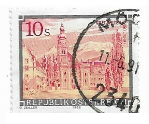 Austria / 1988 | Wilten Abbey (10 s) | Postage Stamp