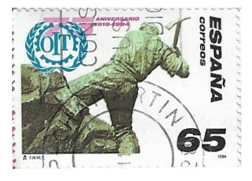 Spain / 1994 | International Labour Organization (65 Pta) | Postage Stamp
