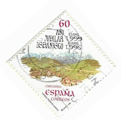 Spain / 1995 | Liebana Jubilee Year: Turieno, Picos de Europa (60 Pta) | Postage Stamp