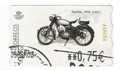 Spain / 2002 | Norton, 1936 (Variable €) | Postage Stamp