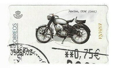 Spain / 2002 | Norton, 1936 (Variable €) | Postage Stamp