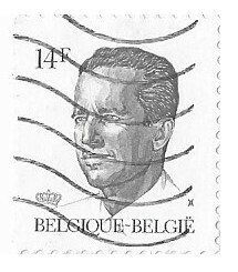 Belgium / 1990 | King Baudouin (14 Fr) | Postage Stamp
