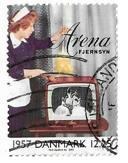 Denmark / 2000 | Danish Arena Televisions, 1957 (12.25 Dkr.) | Postage Stamp