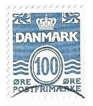 Denmark / 2010 | Wavy Lines (100 Øre) | Postage Stamp