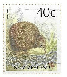 New Zealand / 1991 | Brown Kiwi (40 c) | Postage Stamp