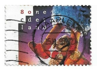Netherlands / 1996 | Big Bird (Pino), Tommie + Ieniemienie (80 c) | Postage Stamp