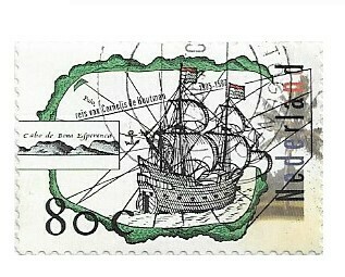 Netherlands / 1996 | Voyage of Cornelis de Houtman (80 c) | Postage Stamp