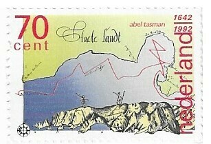 Netherlands / 1992 | Abel Tasman 1642-1992 (70 ct) | Postage Stamp