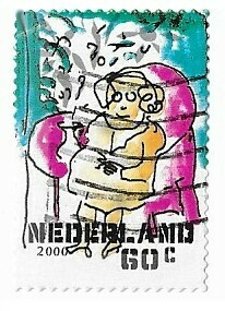 Netherlands / 2000 | Woman in a Chair (60 ct) | Postage Stamp