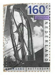 Netherlands / 1993 | Naom Gabo, Rotterdam (160 ct) | Postage Stamp
