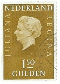 Netherlands / 1971 | Queen Juliana (1.50 ƒ) | Postage Stamp