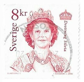 Sweden / 2000 | Queen Silvia (8 kr) | Postage Stamp