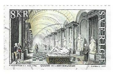 Sweden / 1997 | Gustav III: Antikmuseum (8 kr) | Postage Stamp