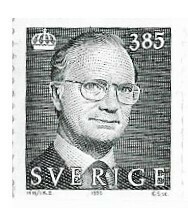 Sweden / 1996 | King Carl XVI Gustaf (3.85 kr) | Postage Stamp