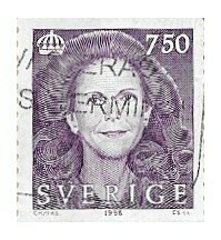 Sweden / 1996 | Queen Silvia (7.50 kr) | Postage Stamp