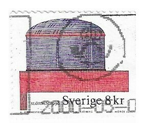 Sweden / 1998 | Decorative Wooden Box (8 kr) | Postage Stamp