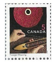 Canada / 1999 | Weaving (5 ¢) | Postage Stamp