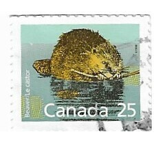 Canada / 1992 | North American Beaver (25 ¢) | Postage Stamp