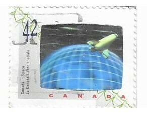 Canada / 1992 | Space Shuttle Over Canada (42 ¢) | Postage Stamp | Hologram