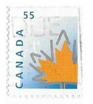Canada / 1998 | Stylized Maple Leaf (55 ¢) | Postage Stamp