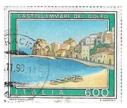 Italy / 1990 | Castellammare del Golfo (600 ₤) | Postage Stamp