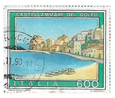 Italy / 1990 | Castellammare del Golfo (600 ₤) | Postage Stamp
