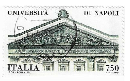 Italy / 1992 | University of Naples (750 ₤) | Postage Stamp