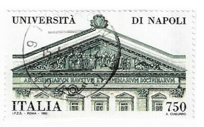 Italy / 1992 | University of Naples (750 ₤) | Postage Stamp