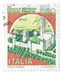 Italy / 1986 | Castle Montecchio (650 ₤) | Postage Stamp