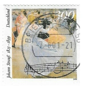 Germany / 1999 | Johann Strauss (1825-1899) (300 Pf.) | Postage Stamp