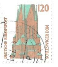 Germany / 1988 | St. Peter&#39;s Cathedral, Schleswig (120 Pf.) | Postage Stamp