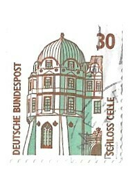 Germany / 1987 | Corner Tower of Celle Castle (30 Pf.) | Postage Stamp