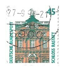Germany / 1990 | Rastatt Castle (45 Pf.) | Postage Stamp