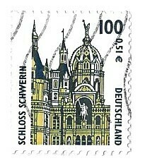 Germany / 2001 | Schwerin Castle (100 Pf.) | Postage Stamp