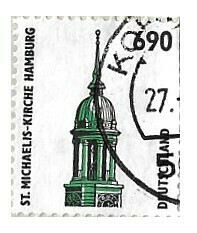 Germany / 1996 | St. Michaelis Church, Hamburg (690 Pf.) | Postage Stamp
