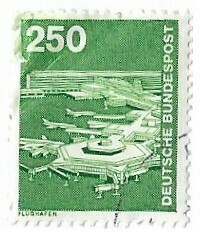 Germany / 1982 | Frankfurt Airport (250 Pf.) | Postage Stamp