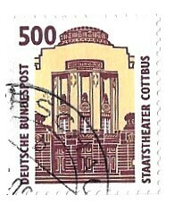 Germany / 1993 | State Theatre Cottbus (500 Pf.) | Postage Stamp