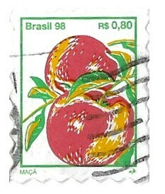 Brazil / 1998 | Apple (0.80 R$) | Postage Stamp