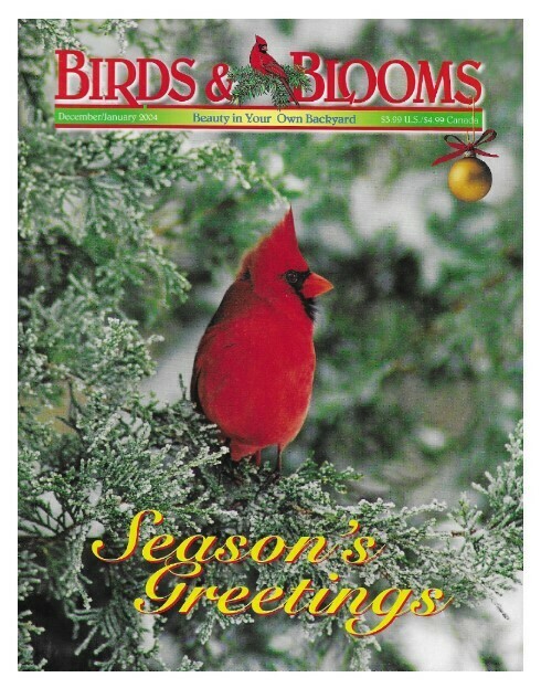 Birds + Blooms / Season&#39;s Greetings - Cardinal | December-January 2004