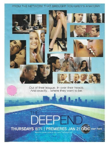 Deep End, The (TV Show) / Premiere | Magazine Ad | January 2010