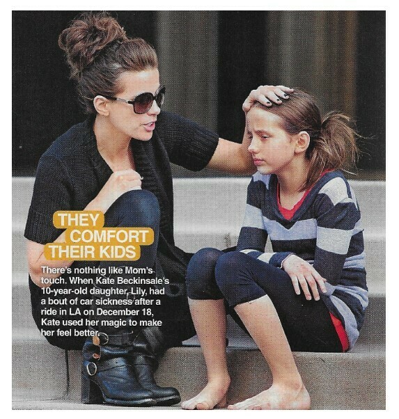 Beckinsale, Kate / They Comfort Their Kids | Magazine Photo | January 2010